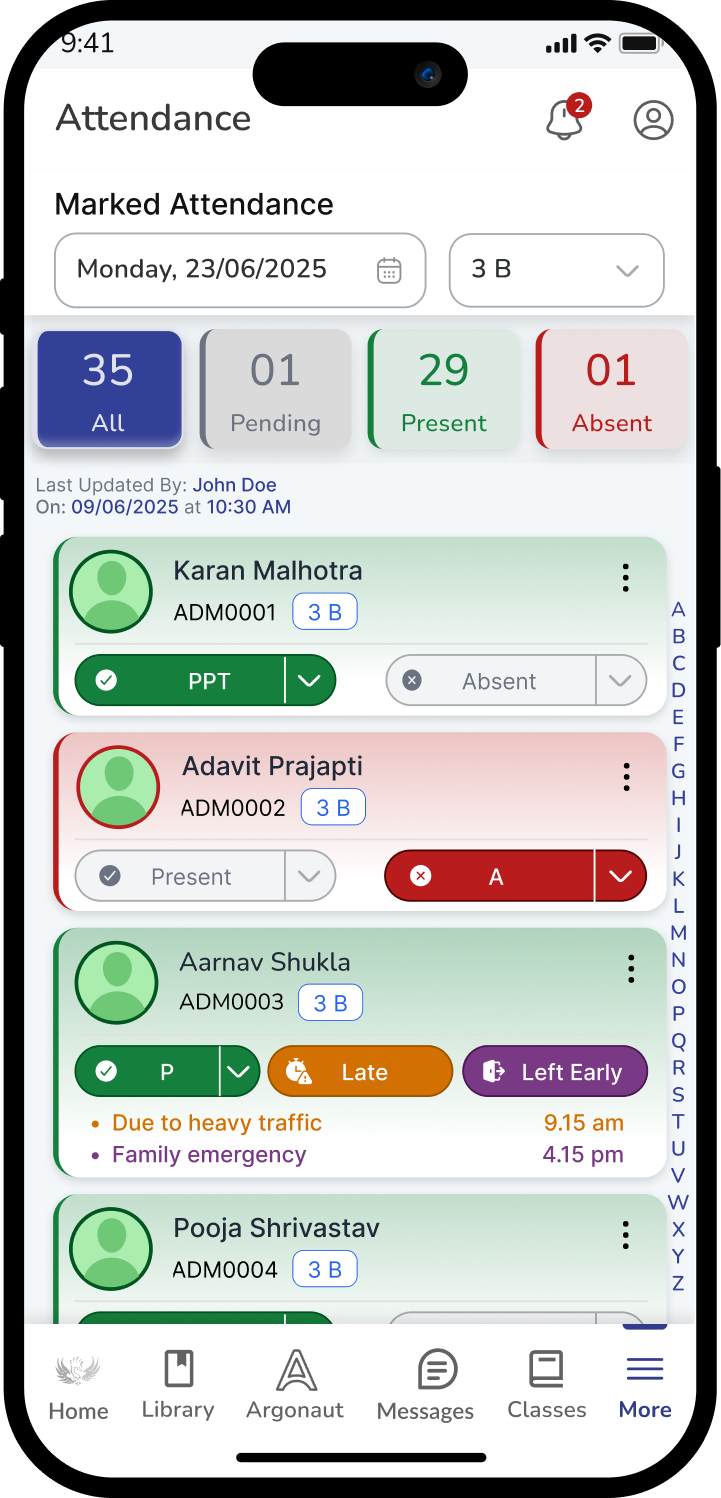 Managing Attendance Records & Analytics – Argus Support Hub